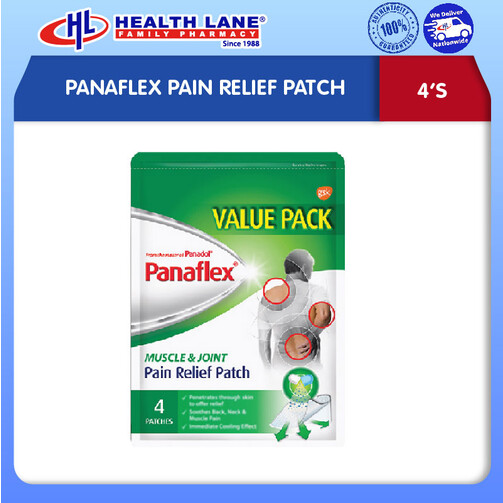 PANAFLEX PAIN RELIEF PATCH (4'S)